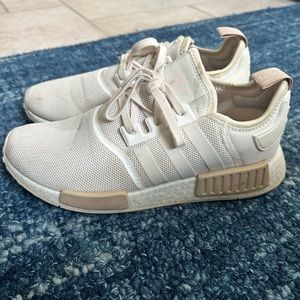 Tan adidas sneakers